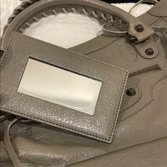Balenciaga Gray Beige City Bag - Picture 2 of 8